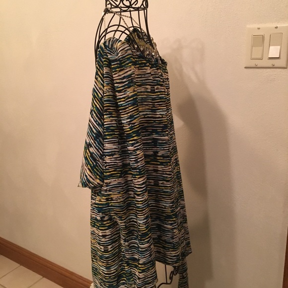 H by Halston One Shoulder Drape Top NWT - Picture 4 of 5